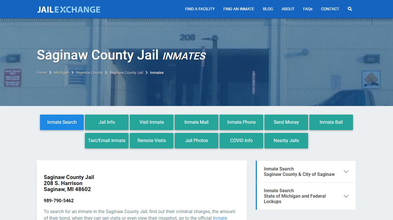 Saginaw County Jail Inmates | Arrests | Mugshots | MI